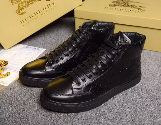 Burberry High-Top Fashion Men Shoes--001